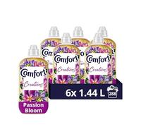 Comfort Creations Passion Bloom Fabric Conditioner with Stay Fresh technology for 100 days of freshness + fragrance* 288 washes (6x 1.44 L )