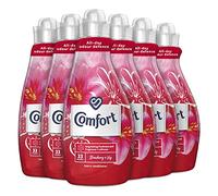 Comfort Creations Strawberry & Lily with Stay Fresh technology Fabric Conditioner pack of 6 (198 washes in total) for 100 days of freshness + fragrance* 33 Wash 1.16 l