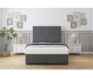 Comfort Denver Armour Coniston Ottoman Bed With Mattress With 26" Strutted Headboard 3' Single
