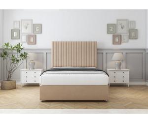 Comfort Denver Pebble Plush Divan Bed Set 4 Drawers - 26" Strutted 5' King