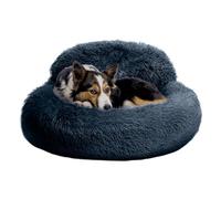 Comfort Dog Bed - Donut Bed,Raised Edges Anti-Slip Cozy Sofa for Nighttime Sleep Stormy Weather Daily Rest Apartment Play Area Home Bedroom