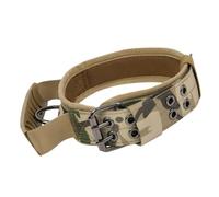 Comfort Dog Collar, durability Tactical Military Dog Collar, Personalized Wide Collar，for Medium Large Dogs, 1 Piece(Camouflage,XL)