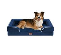Comfort Expression Large Dog Beds Waterproof Orthopedic Foam Dog Beds for Large Dogs Sofa Comfy Pet Bed with Washable Removable Cover & Non-Slip Bottom