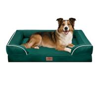 Comfort Expression Large Dog Beds Waterproof Orthopedic Foam Dog Beds for Large Dogs Sofa Comfy Pet Bed with Washable Removable Cover & Non-Slip Bottom
