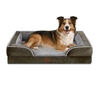 Comfort Expression Large Dog Beds Waterproof Orthopedic Foam Dog Beds for Large Dogs Sofa Comfy Pet Bed with Washable Removable Cover & Non-Slip Bottom