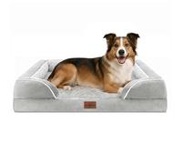 Comfort Expression Large Dog Beds Waterproof Orthopedic Foam Dog Beds for Large Dogs Sofa Comfy Pet Bed with Washable Removable Cover & Non-Slip Bottom