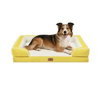 Comfort Expression Large Dog Beds Waterproof Orthopedic Foam Dog Beds for Large Dogs Sofa Comfy Pet Bed with Washable Removable Cover & Non-Slip Bottom