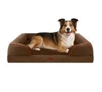 Comfort Expression Large Dog Beds Waterproof Orthopedic Foam Dog Beds for Large Dogs Sofa Comfy Pet Bed with Washable Removable Cover & Non-Slip Bottom