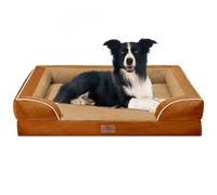 Comfort Expression Large Dog Beds Waterproof Orthopedic Foam Dog Sofa Beds Comfy Pet Bed with Washable Removable Cover & Non-Slip Bottom