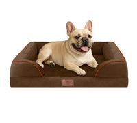 Comfort Expression Medium Dog Beds Waterproof Orthopedic Foam Dog Sofa Beds for Medium Large Dogs Comfy Pet Bed with Washable Removable Cover & Non-Slip Bottom