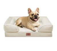 Comfort Expression Medium Dog Beds Waterproof Orthopedic Foam Dog Sofa Beds for Medium Large Dogs Comfy Pet Bed with Washable Removable Cover & Non-Slip Bottom