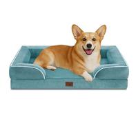 Comfort Expression Medium Dog Beds Waterproof Orthopedic Foam Dog Sofa Beds for Medium Large Dogs Comfy Pet Bed with Washable Removable Cover & Non-Slip Bottom