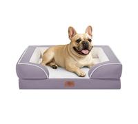 Comfort Expression Medium Dog Beds Waterproof Orthopedic Foam Dog Sofa Beds for Medium Large Dogs Comfy Pet Bed with Washable Removable Cover & Non-Slip Bottom