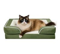 Comfort Expression Small Dog Beds Waterproof Cat Beds Orthopedic Foam Sofa Bed for Small Dogs Comfy Pet Bed with Washable Removable Cover & Non-Slip Bottom