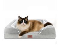 Comfort Expression Small Dog Beds Waterproof Cat Beds Orthopedic Foam Sofa Bed for Small Dogs Comfy Pet Bed with Washable Removable Cover & Non-Slip Bottom