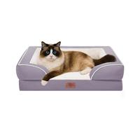 Comfort Expression Small Dog Beds Waterproof Cat Beds Orthopedic Foam Sofa Bed for Small Dogs Comfy Pet Bed with Washable Removable Cover & Non-Slip Bottom