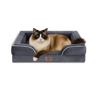 Comfort Expression Small Dog Beds Waterproof Cat Beds Orthopedic Foam Sofa Bed for Small Dogs Comfy Pet Bed with Washable Removable Cover & Non-Slip Bottom