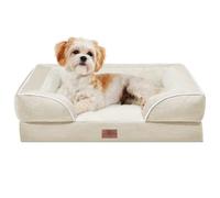Comfort Expression Small Dog Beds Waterproof Orthopedic Foam Dog Sofa Beds for Medium Dogs Comfy Pet Bed with Washable Removable Cover & Non-Slip Bottom