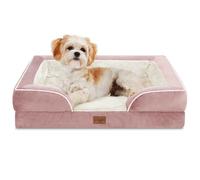 Comfort Expression Small Dog Beds Waterproof Orthopedic Foam Dog Sofa Beds for Medium Dogs Comfy Pet Bed with Washable Removable Cover & Non-Slip Bottom