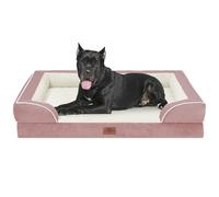Comfort Expression XXL Orthopedic Dog Bed for Extra Large Dogs, Waterproof Orthopedic Foam Dog Beds, Washable Dogs Sofa Beds with Removable Cover & Non-Slip Bottom