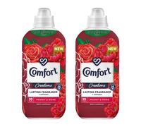 Comfort Fabric Conditioner Lasting Fragrance Peony & Rose 900Ml, 30 Washes, 2Pk