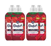Comfort Fabric Conditioner Lasting Fragrance Peony & Rose 900Ml 30W, 4 Pack