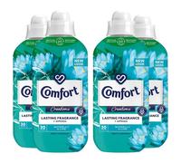 Comfort Fabric Conditioner Lasting Fragrance Waterlily & Lime 900Ml 30W, 4 Pack