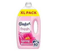 Comfort Fabric Conditioner Spring Blossom 80 Washes 2400ml - Long Lasting Fresh Fragrance, Fabric Softener for Soft Clothes & Easy Ironing