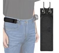 Comfort-First Buckleless Belt Hook | Adjustable Hook & Stretch Waist Strap for Men & Women | Invisible Support for Business, Travel & Casual Wear, Gift for men, Valentine's Day Gift