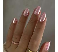 Comfort Fit Coated Color Presses on Nails Curved Design Prevents for Wide Beds Long Wear Coated Shining