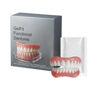 Comfort-Fit Functional Dentures, Multi-Functional Shaping Silicone Denture Set, Soft and Comfortable, Upper and Lower Dentures Sets for Men and Women (1 Pcs)