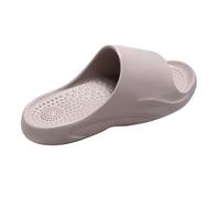 Comfort Flat Sandals for Women Black Sandals Women's Home Slippers Summer Indoor Bathroom PVC Non Leisure Comfortable Thick Bottom Sandal Slippers Black Wedge Size 3 Sandels for (Khaki,5)