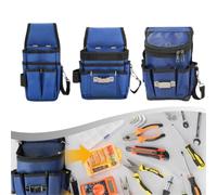 Comfort Focused Tool Belt with Multiple Pockets for Efficient Tool Organization in Construction Work (S Blue)