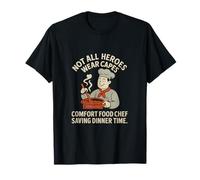Comfort Food Chef Saving Dinner Time Vintage Diner T-Shirt