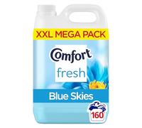 Comfort Fresh Blue Skies Fabric Conditioner Softener with Motion-Activated Fragrance Technology 100 Days of Freshness 160 washes (4.8 L)