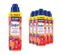 Comfort Fresh Scent Booster Elixir Tropical Lily (216 Washes) Vibrant tropical lily fragrance, up to 10x more freshness, bead-infused formula, works in short & cold cycles, 828ml, Pack of 6