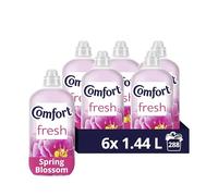 Comfort Fresh Spring Blossom Fabric Conditioner Softener with Motion-Activated Fragrance Technology 100 Days of Freshness 48 washes(1.44 L) - Case pack of 6