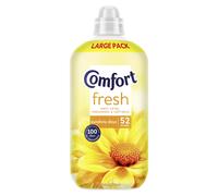 Comfort Fresh Sunshiny Days Fabric Conditioner Softener with Motion-Activated Fragrance Technology 100 Days of Freshness 52 washes (1.56 L)