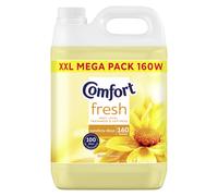 Comfort Fresh Sunshiny Days Fabric Conditioner Softener with Motion-Activated Fragrance Technology 100 Days of Freshness 160 washes (4.8 L)