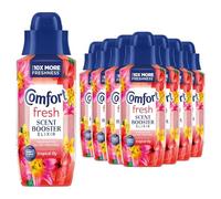 Comfort Fresh Tropical Lily Liquid Scent Booster Elixir 342 ml Effective in Short and Cold Cycles Bead Infused Fabric Conditioner for Long-Lasting Fragrance, 8 Pack
