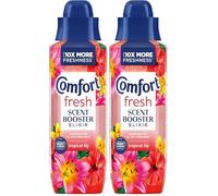 Comfort Fresh Tropical Lily Scent Booster with ScentLock Technology Elixir for up to 10x More Freshness* 460 ml (Pack of 2)