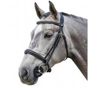 Comfort Gel Bit Guards for Horses Soft Flexible Rubber Protector Rings Stops Pinching and Chafing Equestrian (1 Pair, Black)