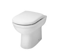 Nuie Ivo White Comfort Height Back To Wall Pan - NCS296