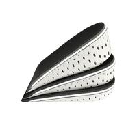 Comfort Height Boosters 1 Pair Hard Breathable Memory Foam Height Increase Insole Heel Lifting Inserts Shoe Lifts Pads Elevator Insoles for Unisex(Half Size,2CM-6pcs)