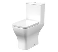 Balterley Comfort Height Toilet Pan, Cistern & Soft Close Seat - 820mm X 375mm X 610mm