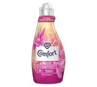 Comfort Honeysuckle & Sandalwood all-day Odour Defence for Your Clothes Fabric Conditioner for Long Lasting Freshness and Fragrance + Softness 36 Wash 1.26 l, Pink