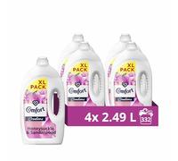 Comfort Fabric Conditioner Honeysuckle & Sandalwood 2.49 Litre 83 Washes, 2 Pack White