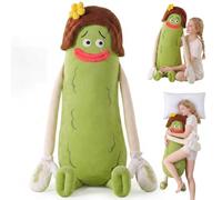 Comfort Hugging Pillow with Heat, Tapping & Voice Recording(PATTING_LARGE,Bitter Melon)