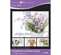 Comfort in God's Care - Get Well Greeting Cards - KJV Scripture - (Box of 12)