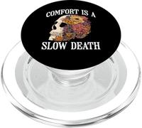 Comfort Is A Slow Death Motivation Discipline Growth - PopSockets PopGrip for MagSafe